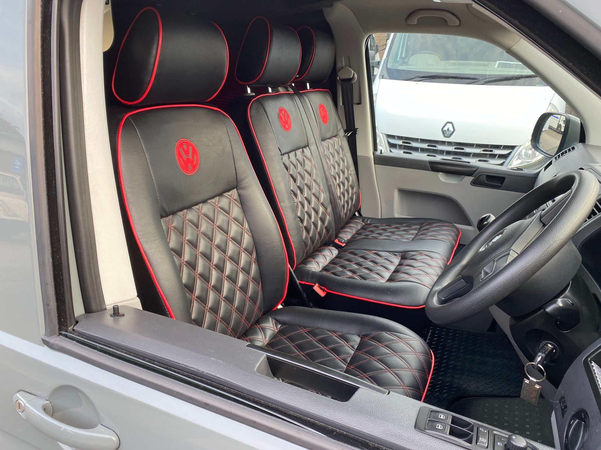 VW T5 campervan seats upholstery Blue Note Upholstery